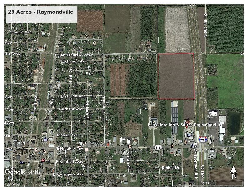 Raymondville Expressway Land: 140 N Expressway 77, Raymondville, TX 78580